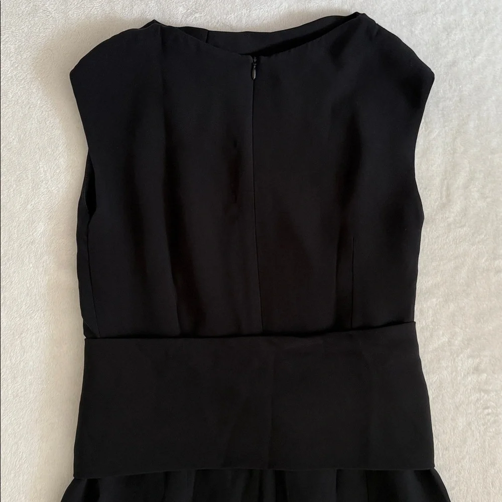 Kiton Napoli | Silk LBD Dress with Belt Made in Italy Black (IT 44) - Picture 15 of 16